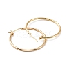Ion Plating(IP) Brass Huggie Hoop Earrings for Women X-EJEW-A083-02G-2