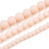 Opaque Glass Beads Strands GLAA-T032-P8mm-MD09-4