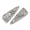 Anti-Tarnish 304 Stainless Steel Pendants STAS-D197-01P-2