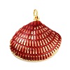 Real 18K Gold Plated Rack Plating Brass Enamel Pendants KK-M293-32G-01-1