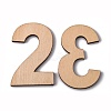 CREATCABIN 2 Sets 2 Styles Chinese Cherry Wood Letter A~Z and Number 0~9 DIY-CN0001-24-4