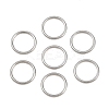 304 Stainless Steel Closed Jump Rings STAS-G393-06P-17-1
