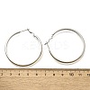 304 Stainless Steel Hoop Earrings for Women EJEW-C096-43GP-04-3