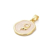 Brass Enamel Pendants KK-M314-08B-G01-2