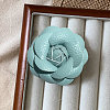 Flower Imitation Leather Shoe Decoration AJEW-WH20020-341E-4