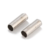 Brass Tube Beads KK-B120-03E-P-2