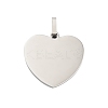 304 Stainless Steel Stamping Blank Tag Pendants STAS-Z126-02P-02-1