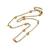 Ion Plating(IP) 304 Stainless Steel Curb Chain Necklaces NJEW-P275-01G-1