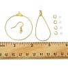 75Pcs 5 Styles 304 Stainless Steel Wire Pendants FIND-FS0002-24-5