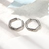 201 Stainless Steel Hoop Earrings EJEW-Z137-02P-04-2