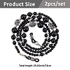 2Pcs Eyeglasses Chains HJEW-FH00154-2
