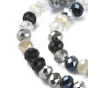 Electroplate Glass Beads Strands EGLA-YW0002-D01-2