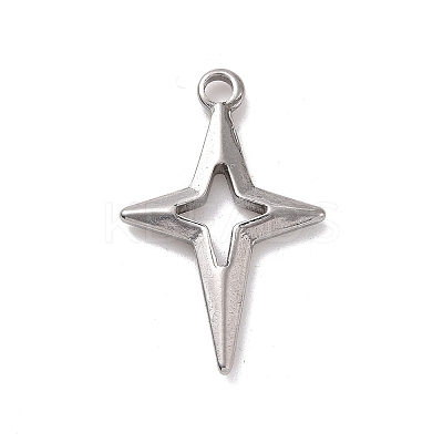 Non-Tarnish 304 Stainless Steel Pendants STAS-E169-17P-1