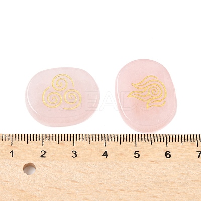 4Pcs 4 Styles Natural Rose Quartz Display Decorations G-F786-02B-04-1