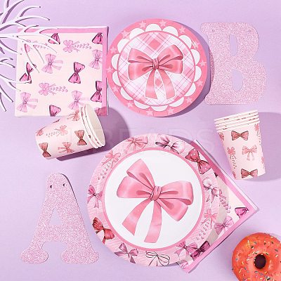 Bowknot Theme Birthday Party Decoration Sets ST-CJ0030-02-1