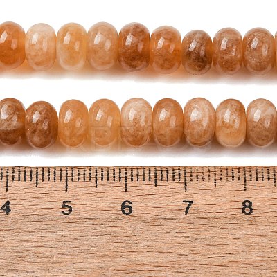 Natural White Jade Beads Strands G-E507-01-03-1