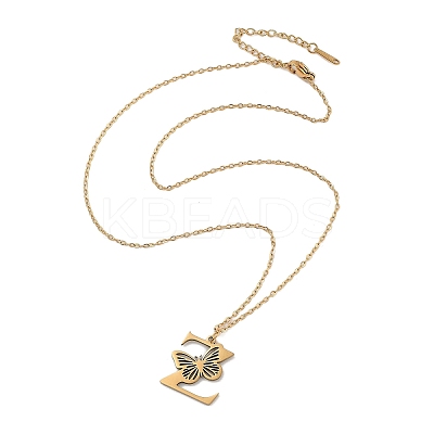 PVD Vacuum Plating 201 Stainless Steel Necklaces NJEW-R267-01Z-G-1