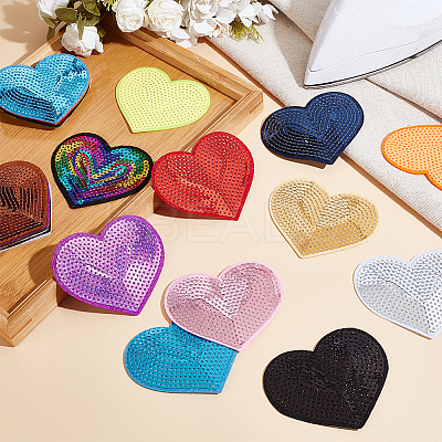 28Pcs 14 Styles Embroidery Thread Sew on Hot Melt Glue Blankets Cloth DIY-MA0006-61-1