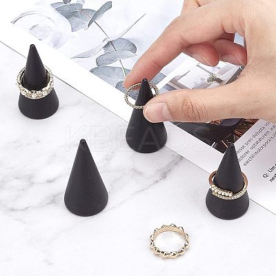 Wood Ring Holders AJEW-WH0120-53B-1