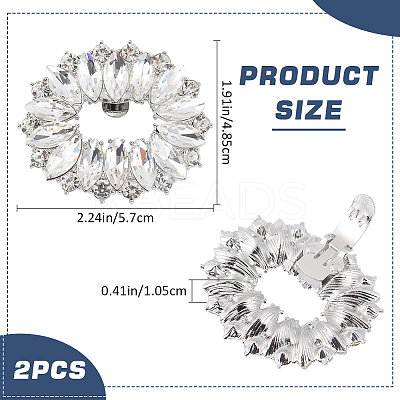 Alloy Rhinestone Shoe Decoration FIND-GF0006-01C-P-1
