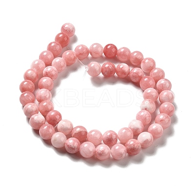 Natural Green Jade Beads Strands G-G757-04-12mm-1