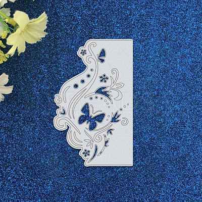 Floral Design Carbon Steel Cutting Dies Stencils DIY-WH0170-010-1