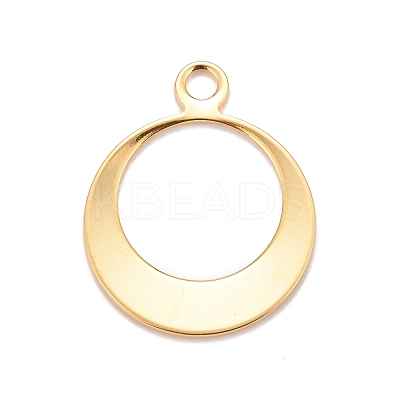 201 Stainless Steel Pendants STAS-K217-49B-G-1