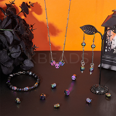 30Pcs 3 Style Rack Plating Alloy European Beads PALLOY-NB0003-86-1