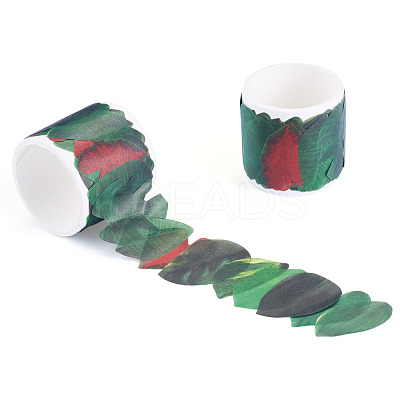 Autumn Leaf Paper Tape Stickers for Card Making DIY-TAC0032-23A-1