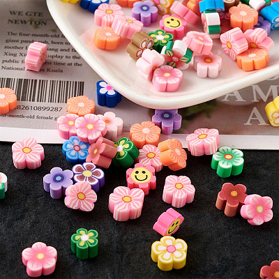 Handmade Polymer Clay Cabochons CLAY-TA0001-07-1
