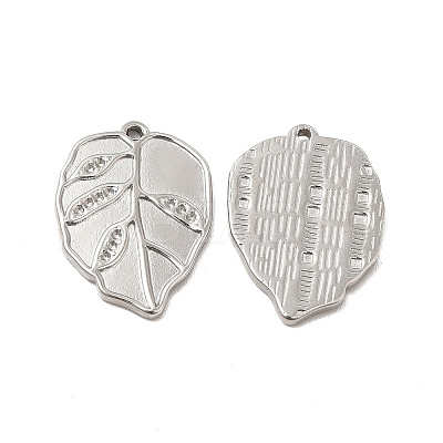 Non-Tarnish 304 Stainless Steel Pendant Rhinestone Settings STAS-A070-07P-1