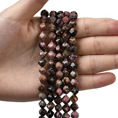 Natural Rhodonite Beads Strands G-Z119-A19-02-1