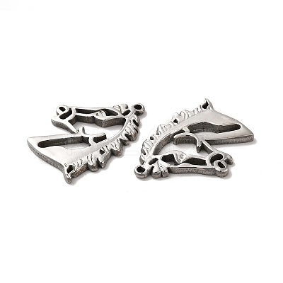 Non-Tarnish 304 Stainless Steel Pendants STAS-Q001-32P-1