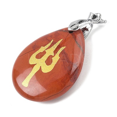 Natural Mixed Gemstone Pendants G-F786-09B-1