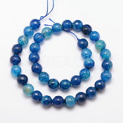 Natural Crackle Agate Bead Strands G-K166-07F-10mm-03-1