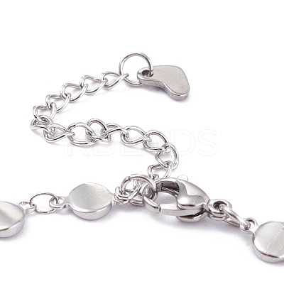 Tarnish Resistant 304 Stainless Steel Link Chain Bracelets BJEW-I295-16P-1