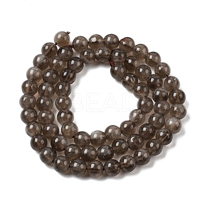 Natural Smoky Quartz Beads Strands X-G-B167-A09-6mm-1