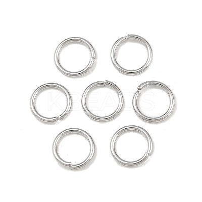 Tarnish Resistant 304 Stainless Steel Open Jump Rings X-STAS-E067-07-8mm-1