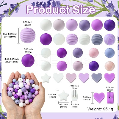 Silicone Focal Beads SIL-CJ0002-39-1