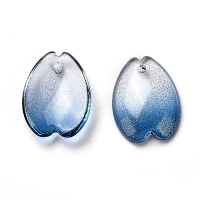 Transparent Glass Pendants X-GLAA-B003-03E-1