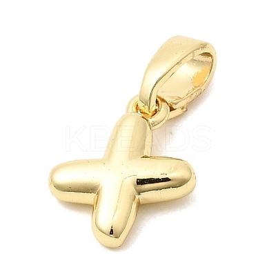 Brass Letter Charms KK-G554-22G-X-1