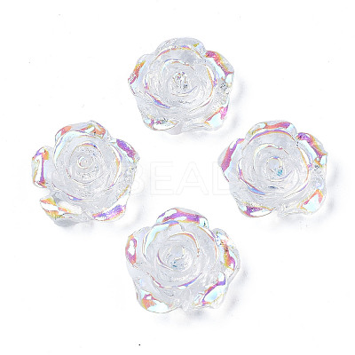 Transparent Resin Cabochons CRES-N030-001B-06-1