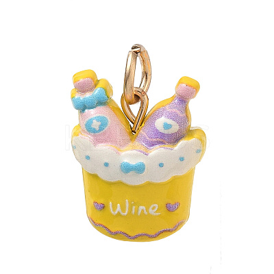 Alloy Enamel Pendants AL-CBA97EB-02-1