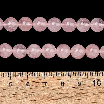 Natural Madagascar Rose Quartz Beads Strands G-Z146-A01-8mm-01-1