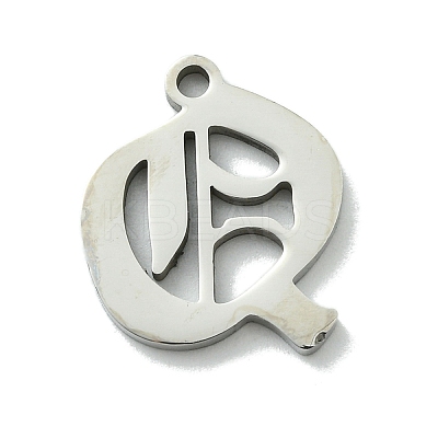 Non-Tarnish 201 Stainless Steel Pendants STAS-B055-01P-Q-1