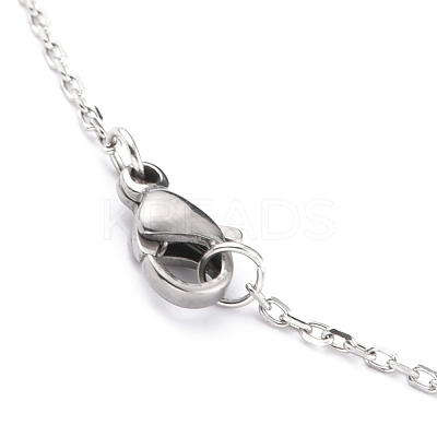 Non-Tarnish 304 Stainless Steel Cable Chains Necklaces STAS-G244-87P-1