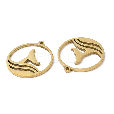 Ion Plating(IP) 304 Stainless Steel Pendants STAS-L020-040G-1