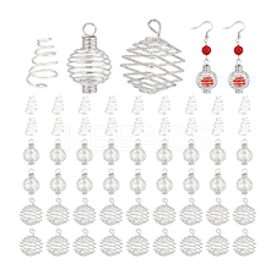 60Pcs 3 Style Alloy Pendant FIND-PH0004-36-1