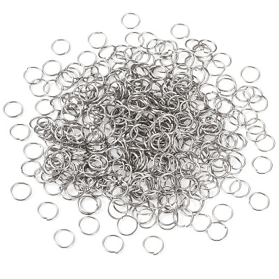 304 Stainless Steel Open Jump Rings STAS-TA0002-99B-1