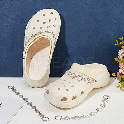 Sun & Moon with Star Shoe Decoration Chain FIND-AB00020-01-1